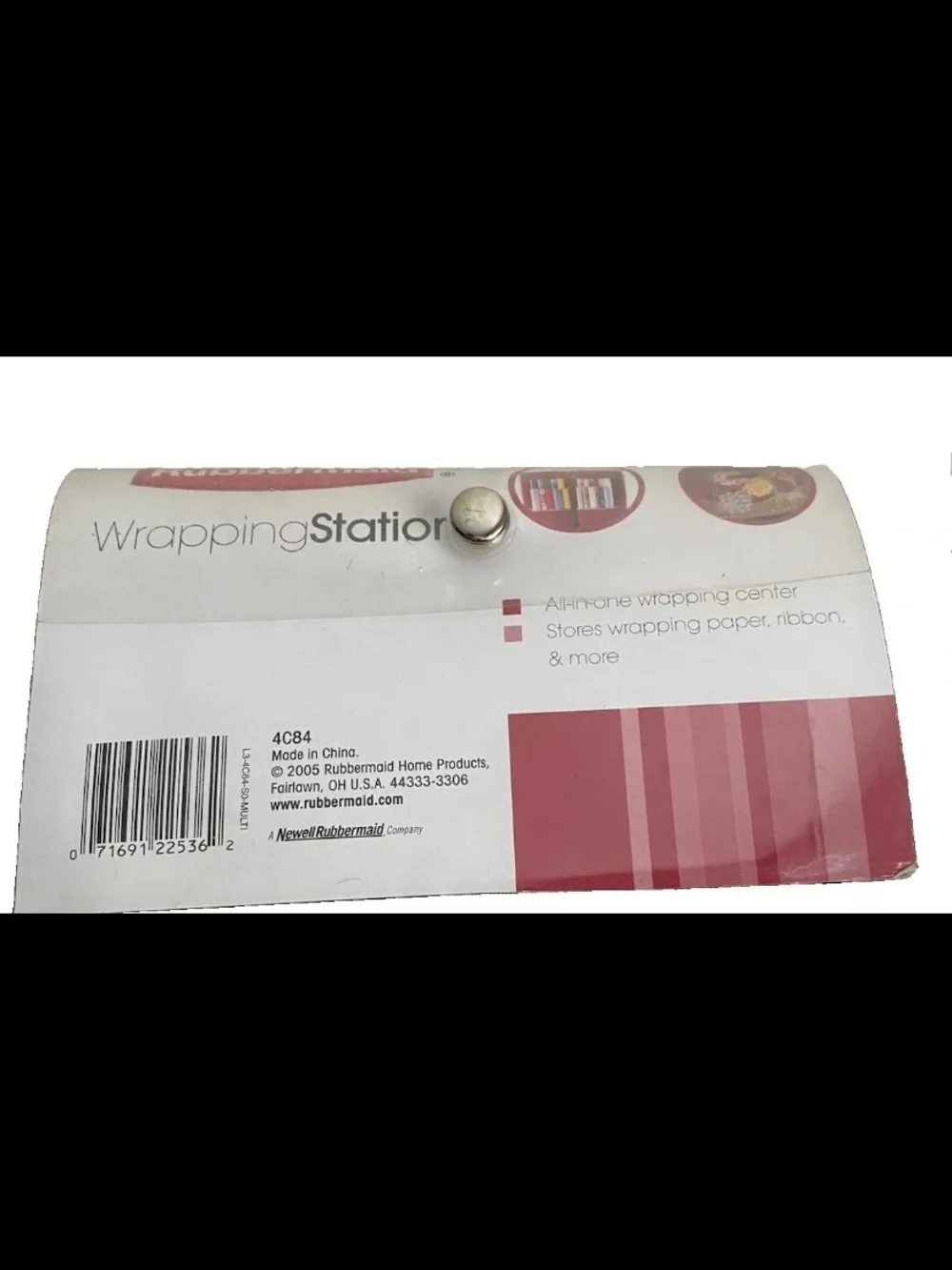 Rubbermaid Wrapping Station Gift Wrap Ribbon Gift Bag Organizer Crafts Holidays
